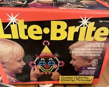 Vintage 1994 Milton Bradley Lite-Brite in Original Box with Pegs Pages Works