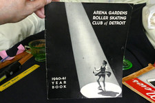 1940-1941 Arena Gardens Detroit Michigan Roller Skating Yearbook 2 1952 Tickets
