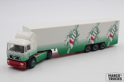 Herpa MAN F2000 Koffersattelzug ''7UP'' 1:87 /H26283