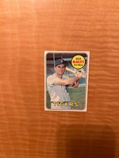 1969 TOPPS BASEBALL #305 DICK McAULIFFE!! NR-MINT!! $1 SHIPPING!!