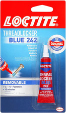 Loctite 209728 Heavy Duty Threadlocker 0.2 Oz Blue 242 - Pack of 1