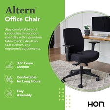 HON Altern Task Chair - Fabric, Foam Seat Material - Fabric Back Material