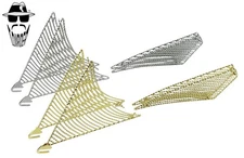 ORIGINAL LOWRIDER 26" TANK FRAME TOP/BOTTOM SQUARE TWISTED INSERTS.