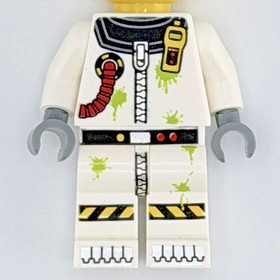 LEGO Alien Conquest ADU Scientist ac010 7066 Earth Defense HQ 2011 Minifigure