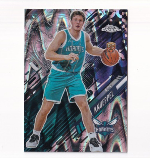 Kon Knueppel 2025-26 TOPPS CHROME GO TIME RAYWAVE REFRACTOR #GT-19 HORNETS