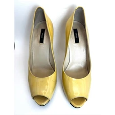 Bally peep toe heels 