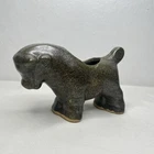 Vintage Frankoma Style Pottery Bull Planter Not Marked