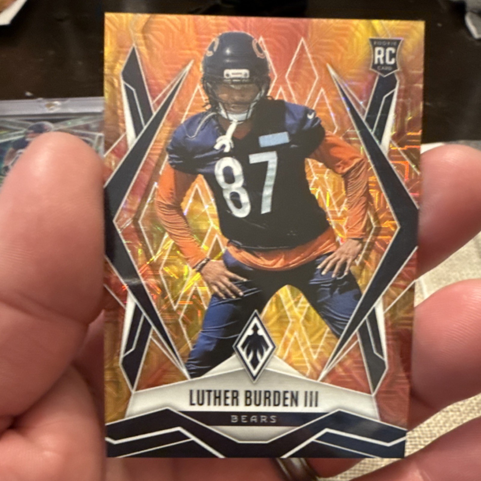 2025 Panini Phoenix Luther Burden III #196 Rookie Serial Numbered Bears