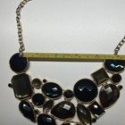Costume Jewelry Joan Rivers Gold Tone Green/Bronze Glass Rhinestone Necklace — photo 7