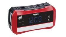 Digital AM/FM Weather Band Alarm Clock Radio with NOAA Alert, Black