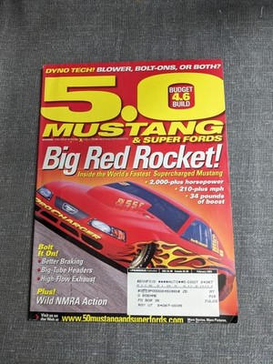 5.0 Mustang & Super Fords Magazine - February 2003 - Big Red Rocket Supercharged
