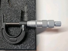 Central Tools Micrometer 0-1 W Tenths Unused Condition Vintage Usa Tool