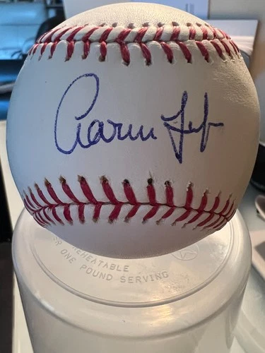 Aaron Judge Autographed Baseball Rawlings Major League Baseball