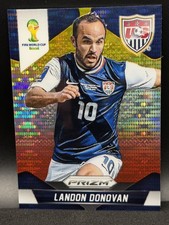2014 Panini Prizm World Cup - Landon Donovan #70 Yellow & Red Pulsar Prizm