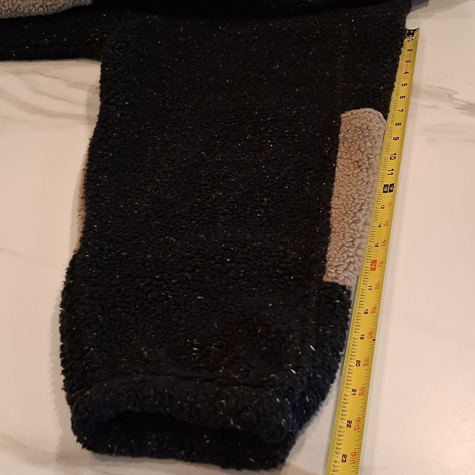 Tsunami Patterned Trim Zip Pullover Jacket Black … - image 17