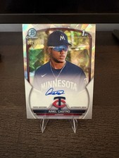 2023 Bowman Chrome Prospects Ariel Castro 1st Bowman Auto Atomic /100 Twins
