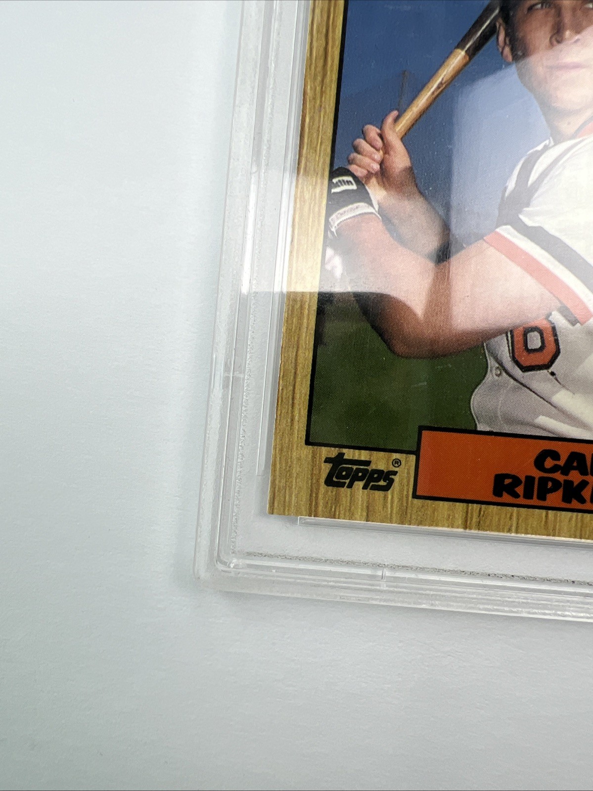 1987 Topps Tiffany #784 Cal Ripken Jr PSA 9 Baltimore Orioles HOF view 10
