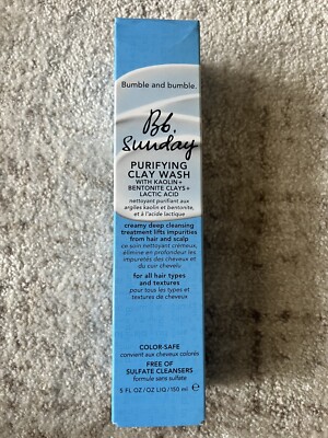 Bumble and Bumble - Sunday Purifying Clay Wash 5fl.oz/150ml NIB