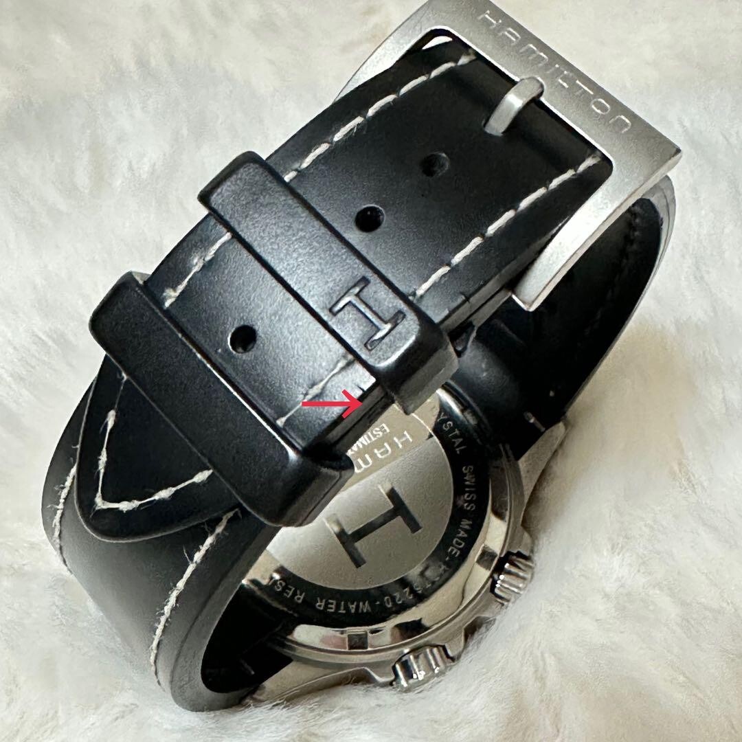 USED Excellent]Hamilton Khaki ETO H776120 Chronograph Silver Dial