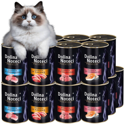 Dolina Noteci Premium 20x400g Mix 4 Geschmäcker Nassfutter für Katzen