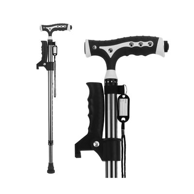 Hold 440 Lbs Walking Cane for Men & Women Aluminum Alloy Lightweight Height A...