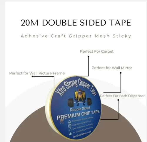 Double Sided Tape Rug Carpet Extra Strong Heavy Duty Sticky Self Adhesive Floor  - Picture 6 of 8
