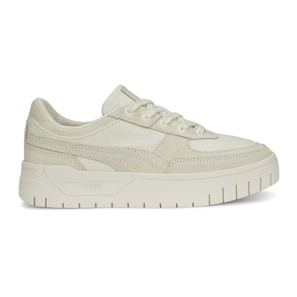 Женские белоснежные кроссовки Puma Cali Dream Blank Canvas на шнуровке, повседневная обувь 389