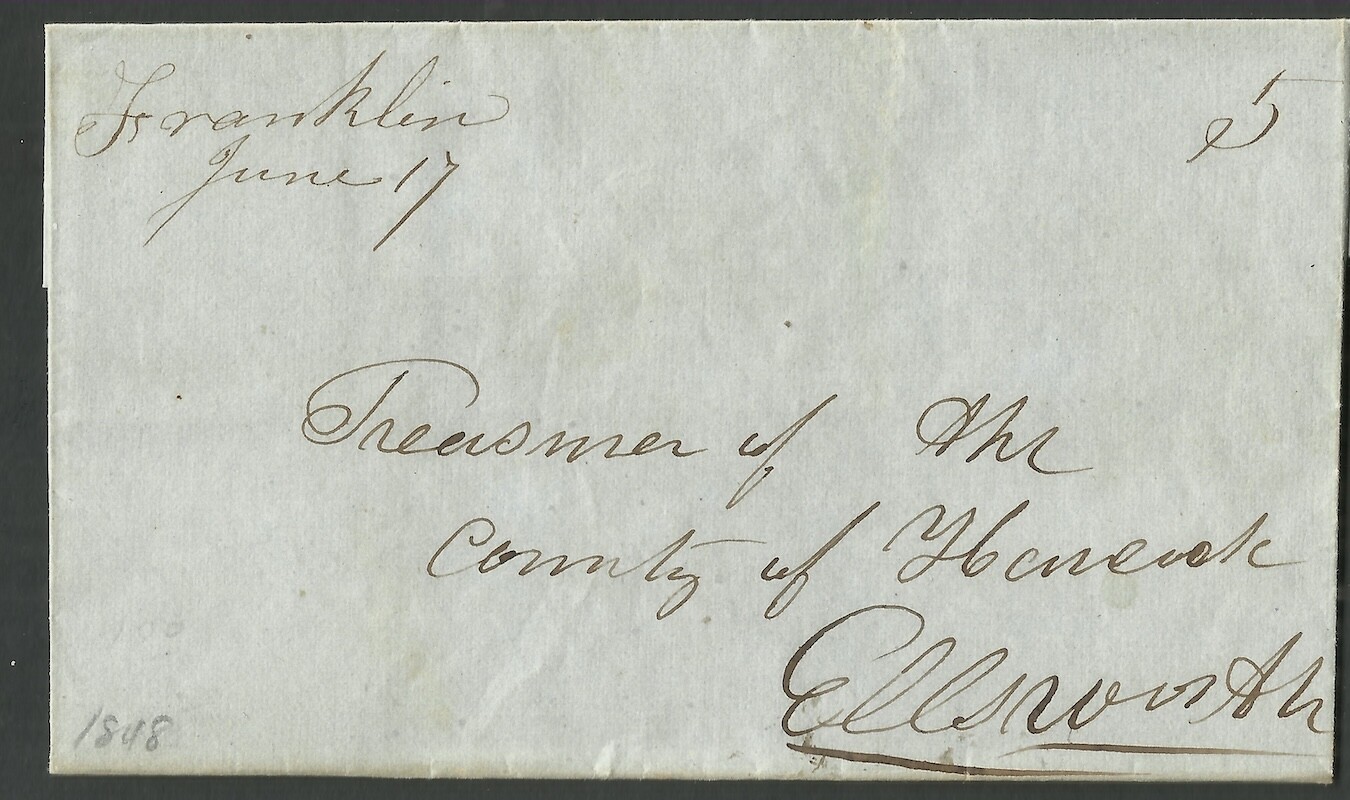 Franklin [Me.] 1848 SFL w/business contents