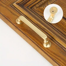 2x Zinc Alloy 96mm Cabinet Drawer Pull Brushed Finish Metal Hardware Handle Chic