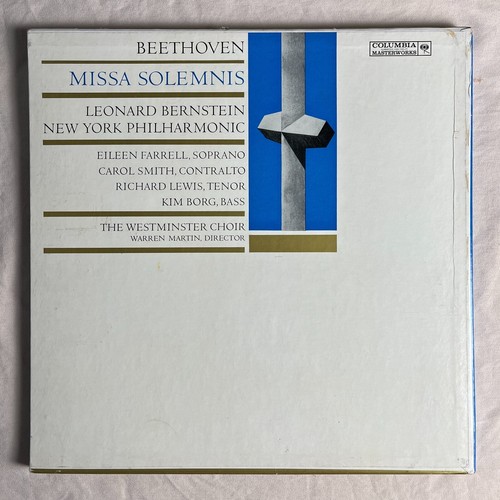 BERNSTEIN Beethoven: Missa Solemnis 1961 Vinyl 2xLP Columbia M2S 619 - VG+ - Picture 2 of 6