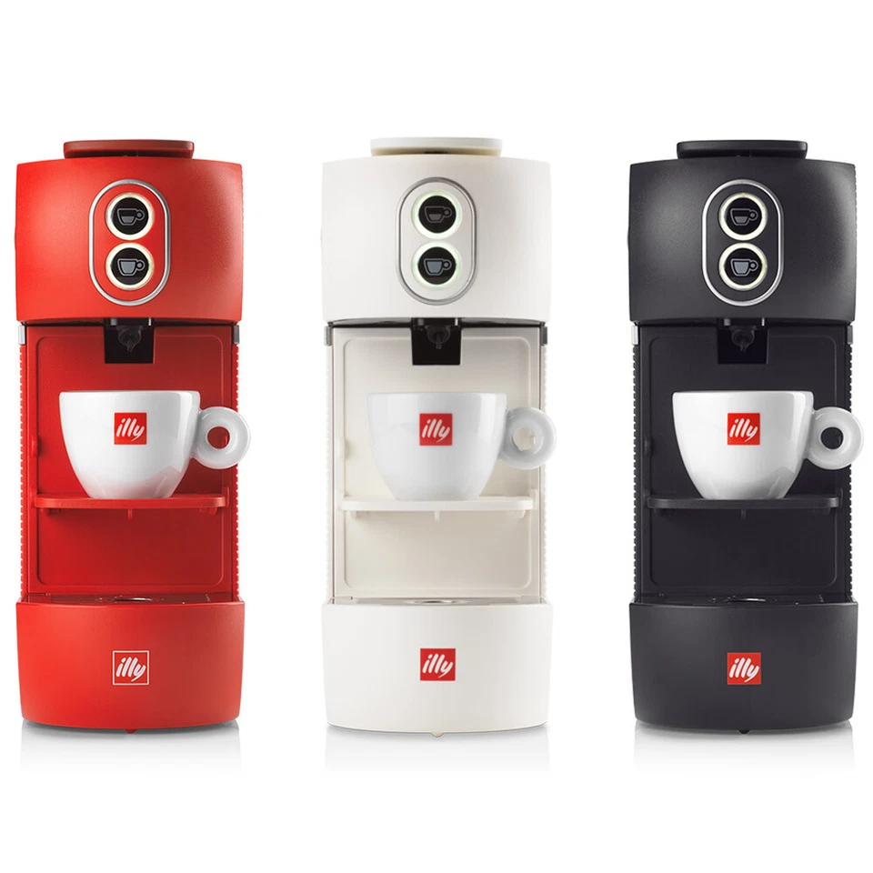 Macchina Caffè Illy Easy a Cialda Filtro Carta 44mm Colori Bianco, Nero o Rosso
