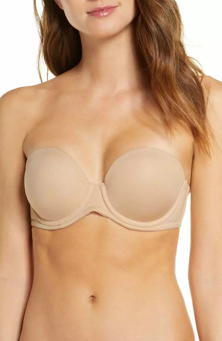 WACOAL RED CARPET FULL BUSTED STRAPLESS BRA 854119 SIZE 36H