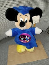 Walt Disney World Grad Nite Mickey Mouse Bean Bag Plush With Tag