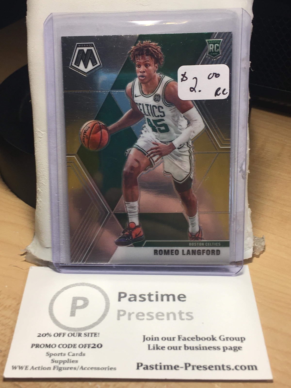2019-20 Mosaic #233 Romeo Langford RC Boston Celtics