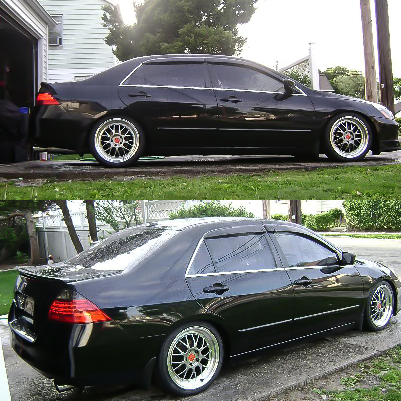 For 03-07 Honda Accord 4door Mugen Style Window Visors Rain Guard