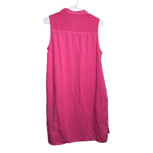 Samt Herz Kleid Damen Medium Rosa Ärmellos V-Ausschnitt Etuikleid Mini Tank - Bild 5 von 9