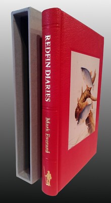 EVERARD MARK FISHING BOOK REDFIN DIARIES OF A ROACH ENTHUSIASTdeluxe leather ltd