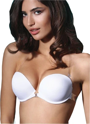 Jolidon Push-up BH ransparenten Rückenl rückenfrei Braut Hochzeit backles S1831 - Bild 1 von 4