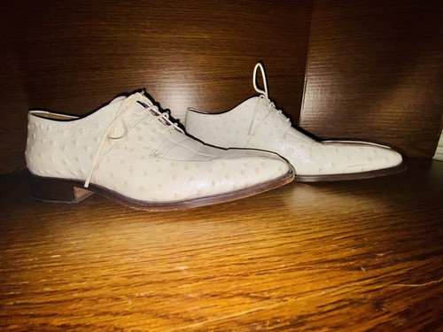 Vintage Stacy Adams White Leather 