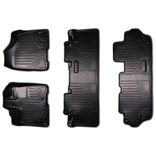 Smartliner Black 1st, 2nd, & 3rd Row Floor Liners for Toyota Sienna