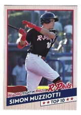 2022 Reading Fightin Phils (Double A) Top 10 Simon Muzziotti