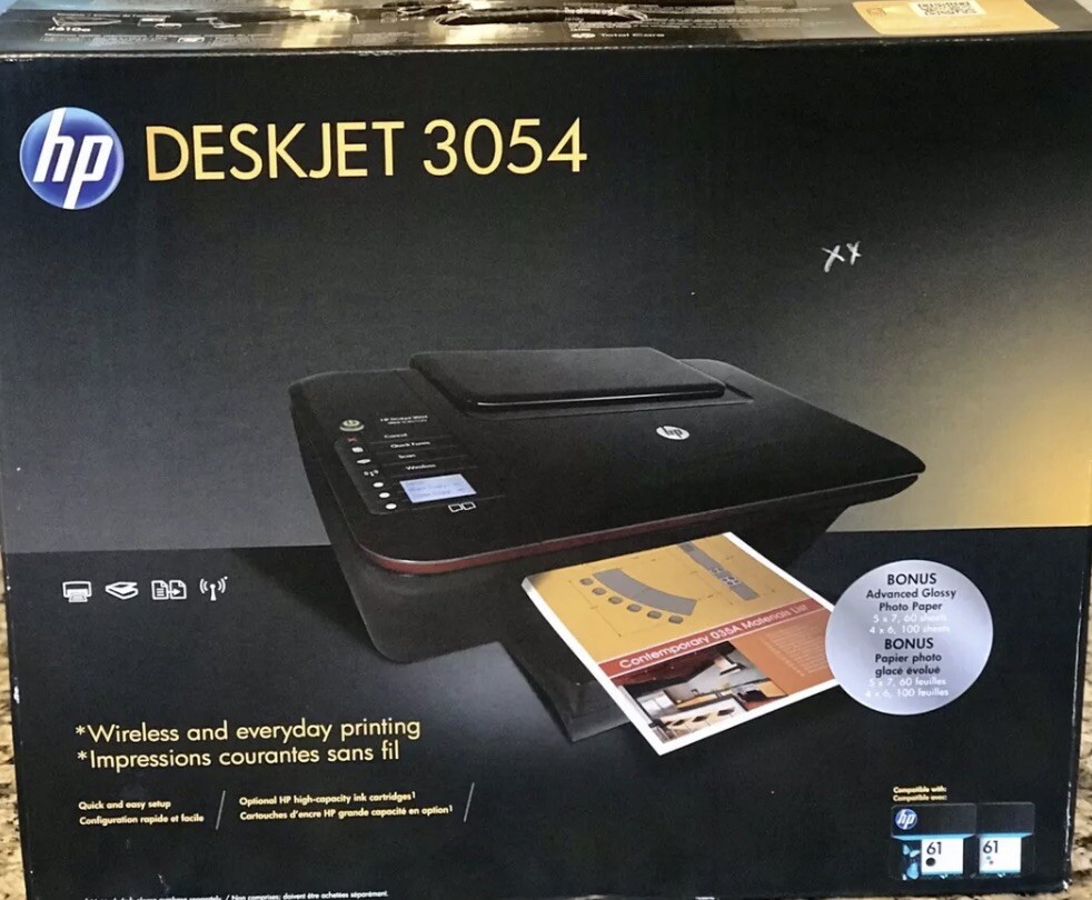 NEW - HP Deskjet 3054 All-In-One Inkjet Printer NIB Sealed | eBay