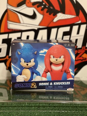 Sonic the Hedgehog 2 Sonic And Knuckles Action Figure 4  2 Pack Brand New Sealed
