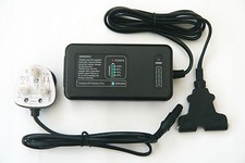 Battery Charger for Powakaddy - Lithium ION - T/Bar Connector - 2 Year Warranty