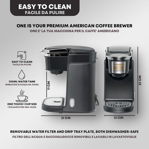 Coffee Maker for American Coffee Pods - Compatible with Keurig K-cups - Picture 4 of 4