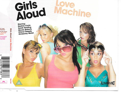 GIRLS ALOUD - Love machine CD SINGLE 2TR Europop House 2004 UK (Polydor) 