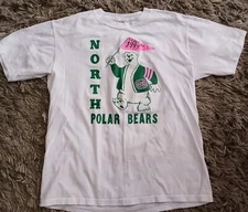 Vintage North Polar Bears T Shirt ~ Class of 1944 High School Reunion