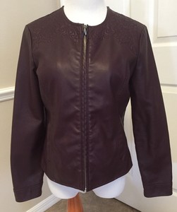 baccini faux leather jacket