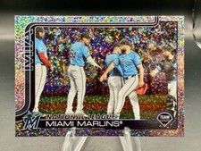 2025 Topps Series 1 Celebration - Miami Marlins Confetti #340 Marlins