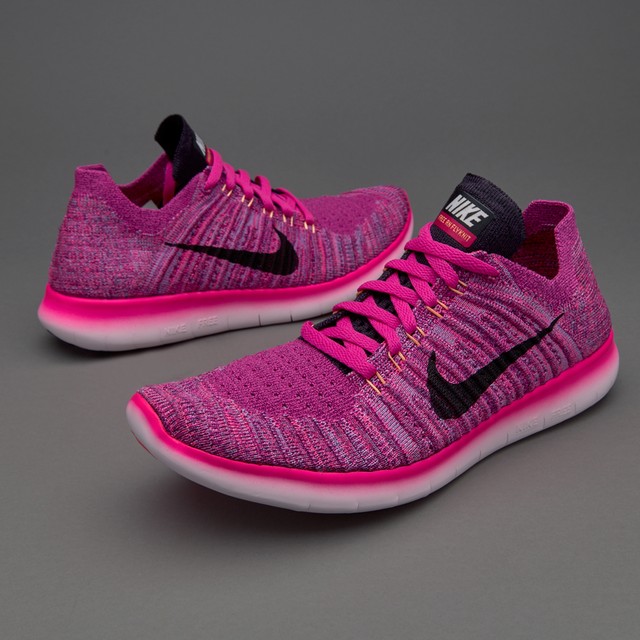 nike free rn flyknit pink